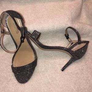 Silver Michael Kors Simone heels